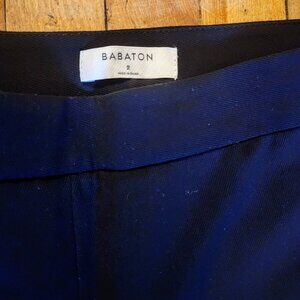 Aritzia Black Cropped Trouser Pants